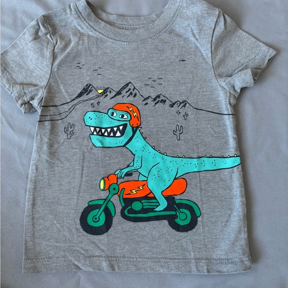 Cat & Jack Kids' Striped Tee Collection - Green, Blue, Gray - Picture 6 of 7